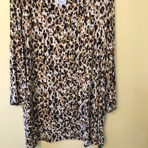 High Fifth Women's Animal Print Blouse  Size 2X